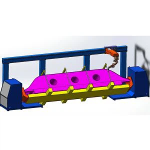 Μηχανή συγκόλλησης ρομπότ για τύμπανο